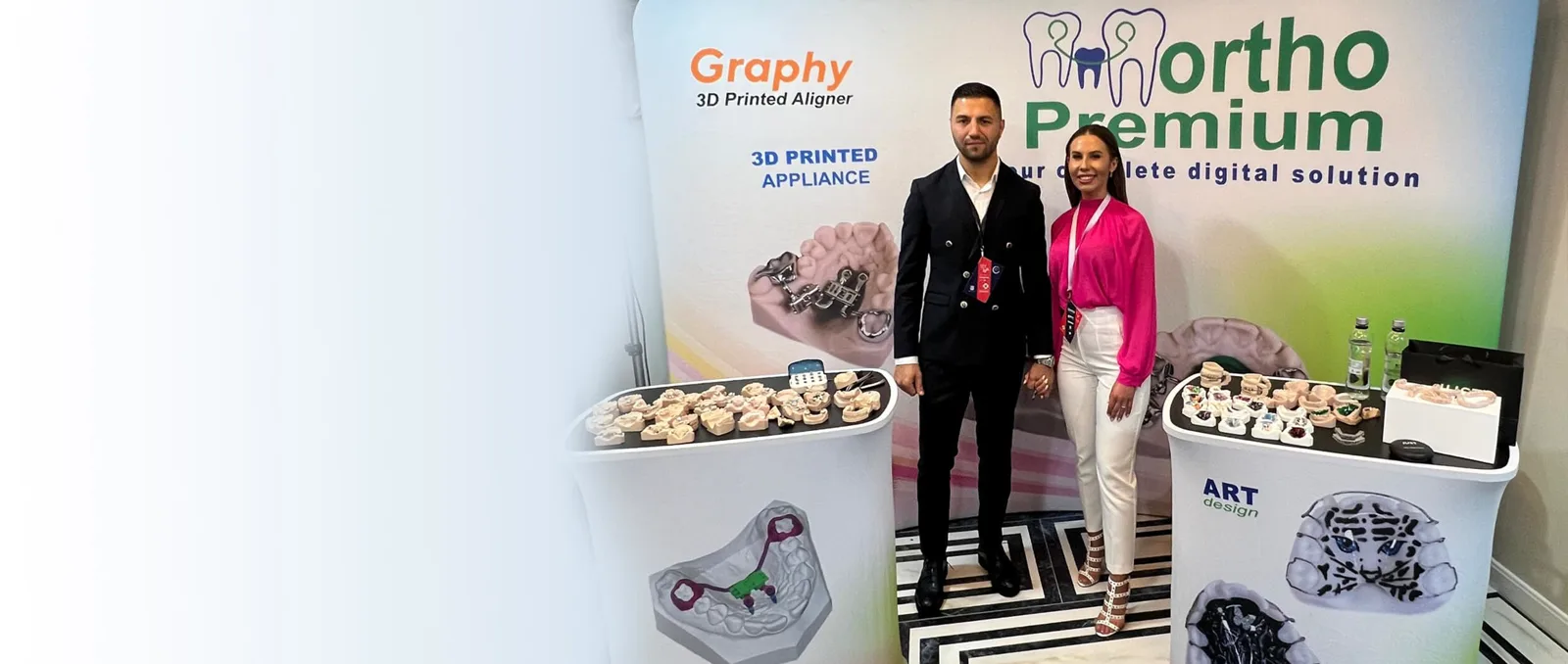 Echipa Ortho Premium Lab la standul Graphy 3D Printed Aligner